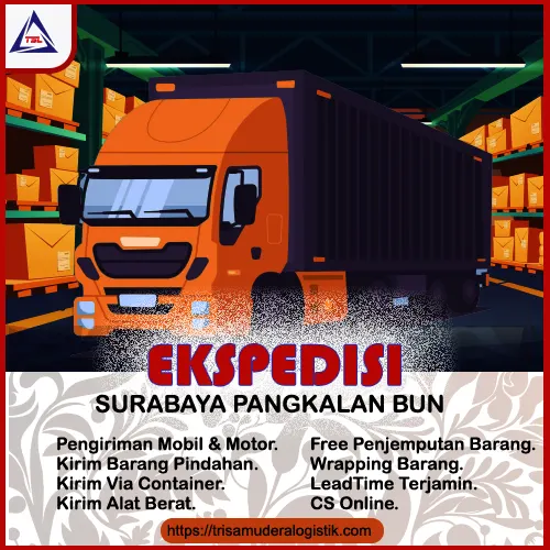 Ekspedisi Surabaya Pangkalan Bun murah