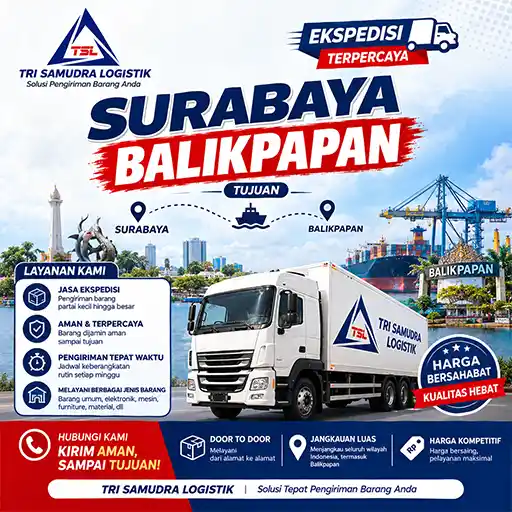 Ekspedisi Surabaya Balikpapan